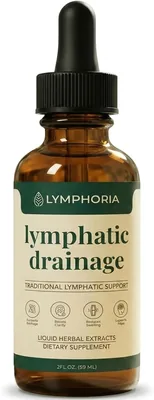 Gotas de Drenaje Linfático, Mezclas Herbales Naturales, Fácil de Usar, Para Hombres y Mujeres (1 Pieza)