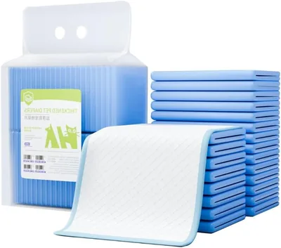 Amigo Dog Training Pads with SAP, Leak-Proof, 6-Layer Core, 45 x 60cm, White, 50 Count Best Deal