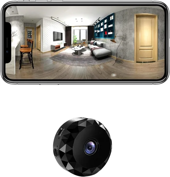 Mini Cámara Espía Hidden Keft 1080P HD WiFi para Vigilancia Inalámbrica