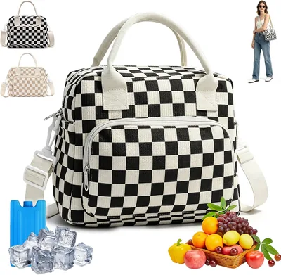 GALASALA Lonchera para Mujer 10L, Aislamiento Triple, Paquete Hielo 100g | Bolsa Térmica de Almuerzo