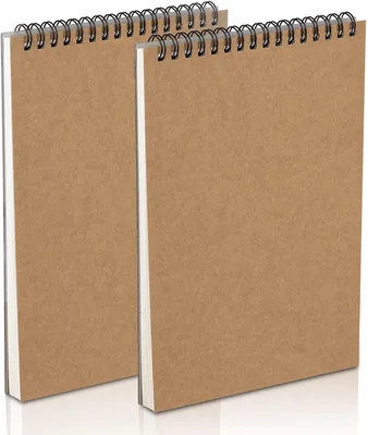 TGIYK A5 Sketchbook 2-Pack - 60 Pages, Spiral Bound