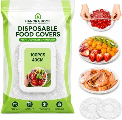 HANORA HOME Elastic Food Covers 100 PCS - Best Deal