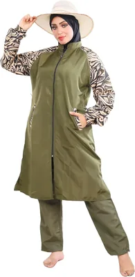Muslim Women's 4-Piece Swimsuit - Long Sleeve Burkini - Waterproof