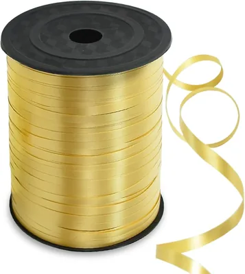 Bare Theory Golden Curling Ribbon Balloon String, 500 Yards Best Deal