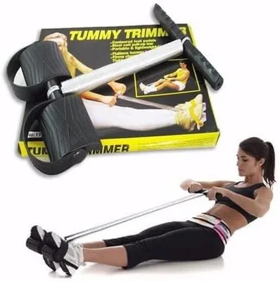Tummy Trimmer & Ab Workout Equipment - Steel Pull-Up Bar
