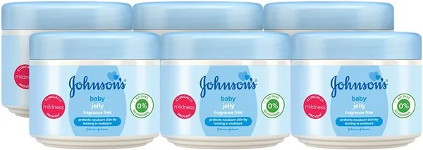 Johnson's Baby Fragrance Free Jelly 250ml 6 Pack - 20% Off