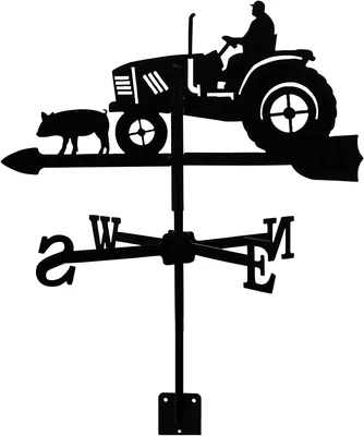 Väderflöjel Traktor Form Lantbruk Vindriktningsindikator - Best Deal