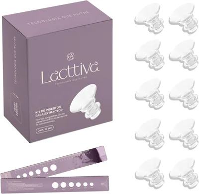 Kit de Insertos/Bridas Lacttiva para Extractor de Leche, Tallas 13-21 mm, Compatible con Talla 24 m - Mejor Oferta