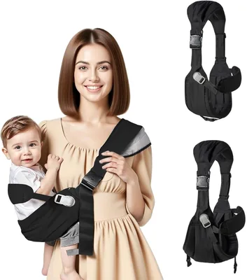 Baby Sling Carrier - Ergonomic Hip Seat, Non-Slip, Lightweight