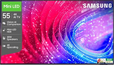 Samsung 55 इंच Mini LED 4K Samsung Vision AI स्मार्ट टीवी UA55M2EHAULXL 22% ऑफ
