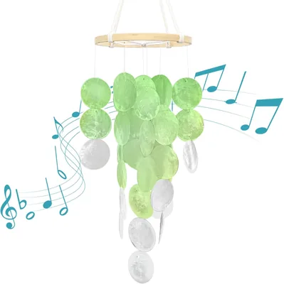 GothicBride Wind Chimes, Drömvattnet Bohemian Stil Vindklockor för Utomhusfäring Naturklämmer Dekoration, Hängande
