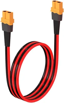 Först XT60 Verlängningskabel, 60 cm 10 AWG Silikon RC Batterianslutningsadapter för Bärbar Powerbank Drönare Best Price