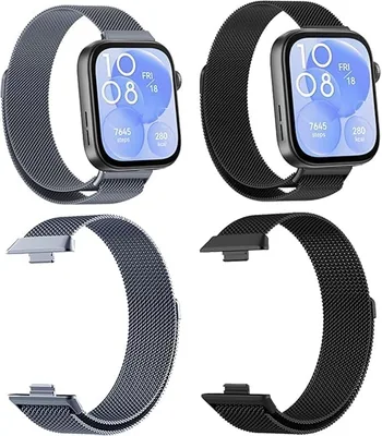 Huawei Watch Fit Bands - Stainless Steel Adjustable Straps