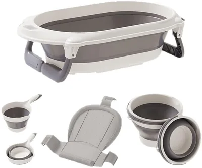 Last Page® 4-in-1 Folding Baby Bathtub Set | Best Deal