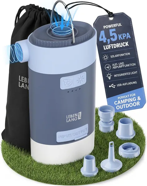 LEBENLANG 3-in-1 Electric Air Pump Battery