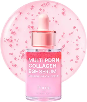 Purito Multi PDRN Colágeno EGF Suero, Complejo 7-PDRN, Booster Anti-Envejecimiento y Firmeza, Mejora la Elasticidad, Radiancia y Líneas Finas (70% Descuento)