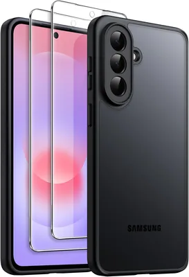 JETech 3 w 1 Matowe Etui dla Samsung Galaxy A37 5G z Ochraniaczem Ekranu i Szkłem Hartowanym - Najlepsza Cena