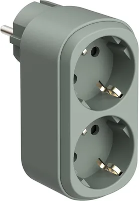 Electraline 55097 Dubbele Adapter met 2 Schuko-stopcontacten (16A), Beste Deal