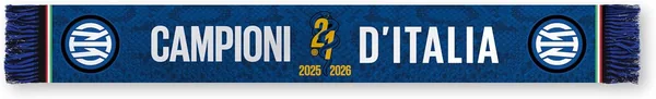 Inter - Italian Champions Satin Scarf 2025/26, Official Scarf