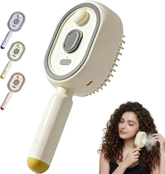 2026 Upgraded Electric Steam Brush Hair Straightener Best Deal