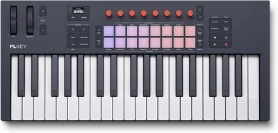Novation FLkey 2 37 - Teclado MIDI para FL Studio. Crea Beats con teclas de tamaño completo, USB, ruedas de paso y mod