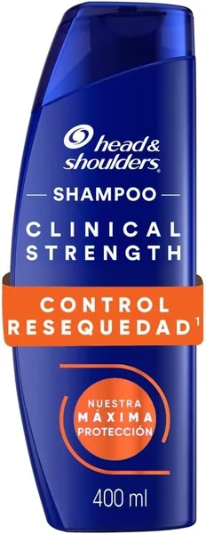 Head & Shoulders Shampoo para Caspa Clinical Strength, Control de la Resequedad con Sulfuro de Selenio (400 ml) - Mejor Precio