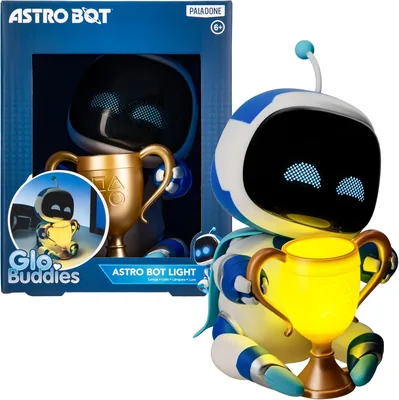 Paladone Astrobot GloBuddies Lamp - 15cm Desk Light with Trophy, Best Deal