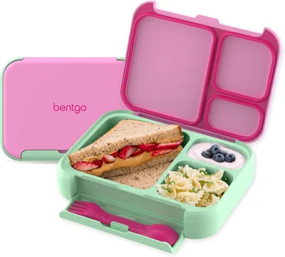 Bentgo Kids Stow & Go Lunch Box - Leak-Proof, Portion Control, 4.8 Stars