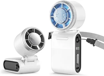 MERTTURM Mini Handheld Fan - Ice Cooling, 10H Runtime, Adjustable Speed, LED Display - Best Deal