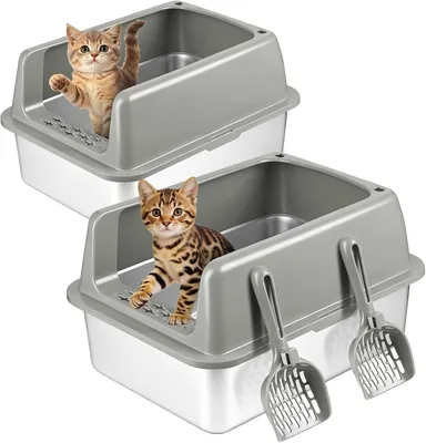 Kirecoo Cat Litter Box 2 Pack – 17% Off