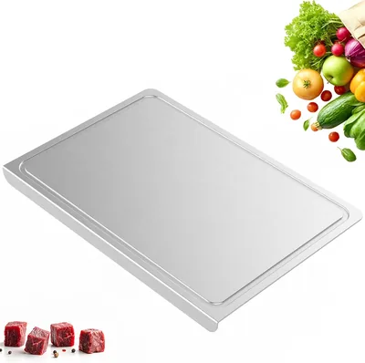 SWSKR Stainless Steel Cutting Board 15.8" x 11.8"