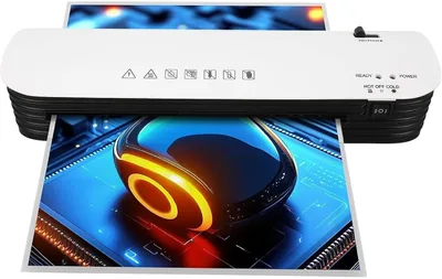 A4 Thermal Laminator 15% Off - 50 Films, Hot/Cold Modes