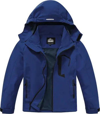 BuyBoxs Kids Rain Jacket Boys Girls Lightweight Windbreaker