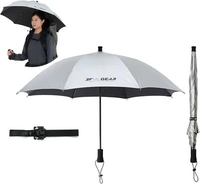 Windhike 3F UL GEAR Parasol Trekkingowy z Włókna Węglowego i Nylonu Dyneema 20D, Wodoszczelny i Chroniący przed Słońcem - Best Deal