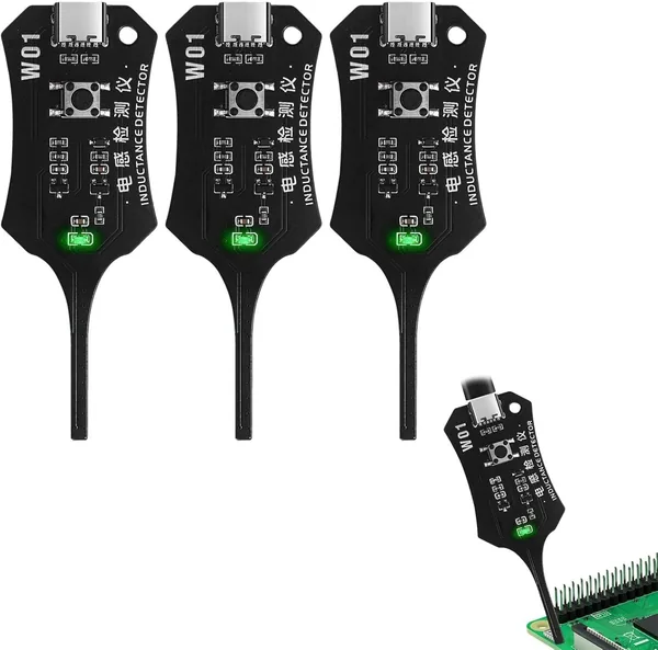 Precise Electromagnetic Inductance Tester, Pack of 3 Coil Testers for Motherboard Components