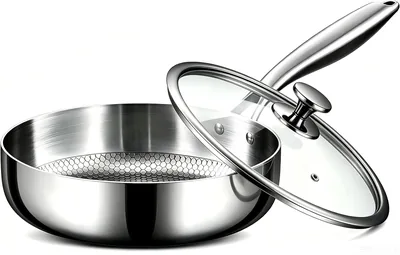 Titanium Frying Pan 28cm Non-Stick Skillet Healthy Uncoated