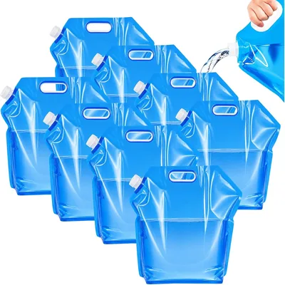GOTRUST 8 Pack Collapsible Water Containers 10L Camping Bags - Best Deal