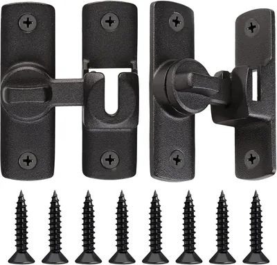 2 Pestillo para Puerta, Cerradura de Seguridad para Puertas Corredizas y Graneros, Protección Insegura - Mejor Oferta