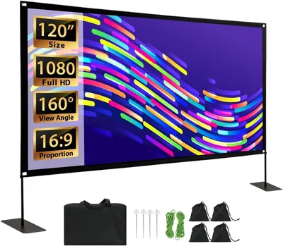 120 Inch Projector Screen Stand - Best Deal