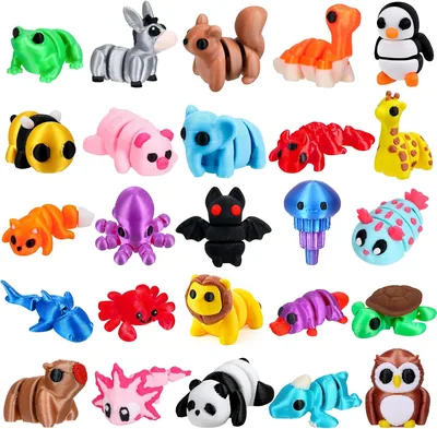 Natonhi 25Pcs 3D Printed Animals Fidget Toys - Best Deal