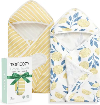 Momcozy Baby Towel with Hood - Soft & Absorbent Large Bath Set, Best Deal