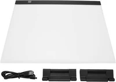 A3 Light Board Ultrathin LED Stepless Dimmable Light Pad 12000K, USB Powered Tracing Light Box