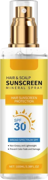 Haar Sonnenschutz Spray LSF 30 - Mineralischer UV Schutz f r Kopfhaut & Haare