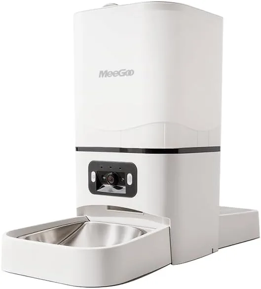 MeeGoo Smart Pet Feeder 6L Capacity Dual Camera WiFi