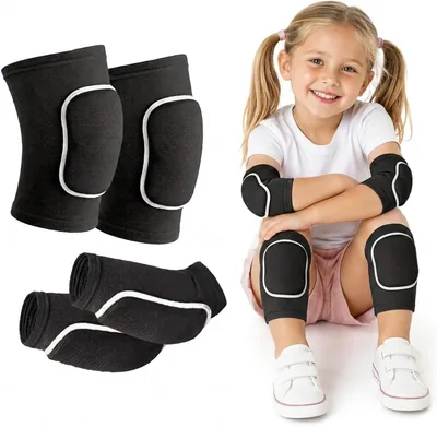 AOKUN 2 Pares de Rodilleras y Coderas Deportivas para Niños, Protección con Acolchado, Elásticas, Antideslizamiento - Mejor Oferta