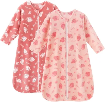 Unnivoll Baby Sleep Sack 0-24 Months Fleece Long Sleeve