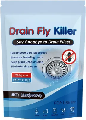 Fruit Fly Drain Control | Long-Lasting Odor Remover | Indoor Home Kitchen Bathroom