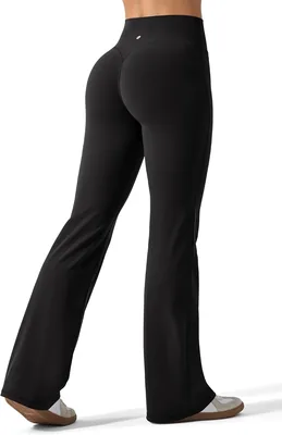 WILLIT Sportlegging för kvinnor med fjärr och 4 saknar Träningslapp med oväntad bukförvorming High Waist Yoga Pantar