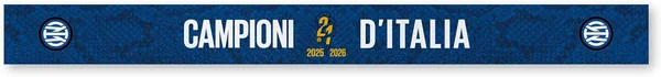 Inter - Bandana Championi d'Italia 2025/26, Celebrative Scidetto