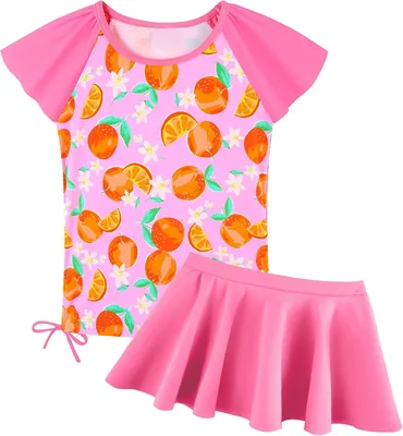 BAOHULU Long Sleeve Rashguard Swimsuit for Kids